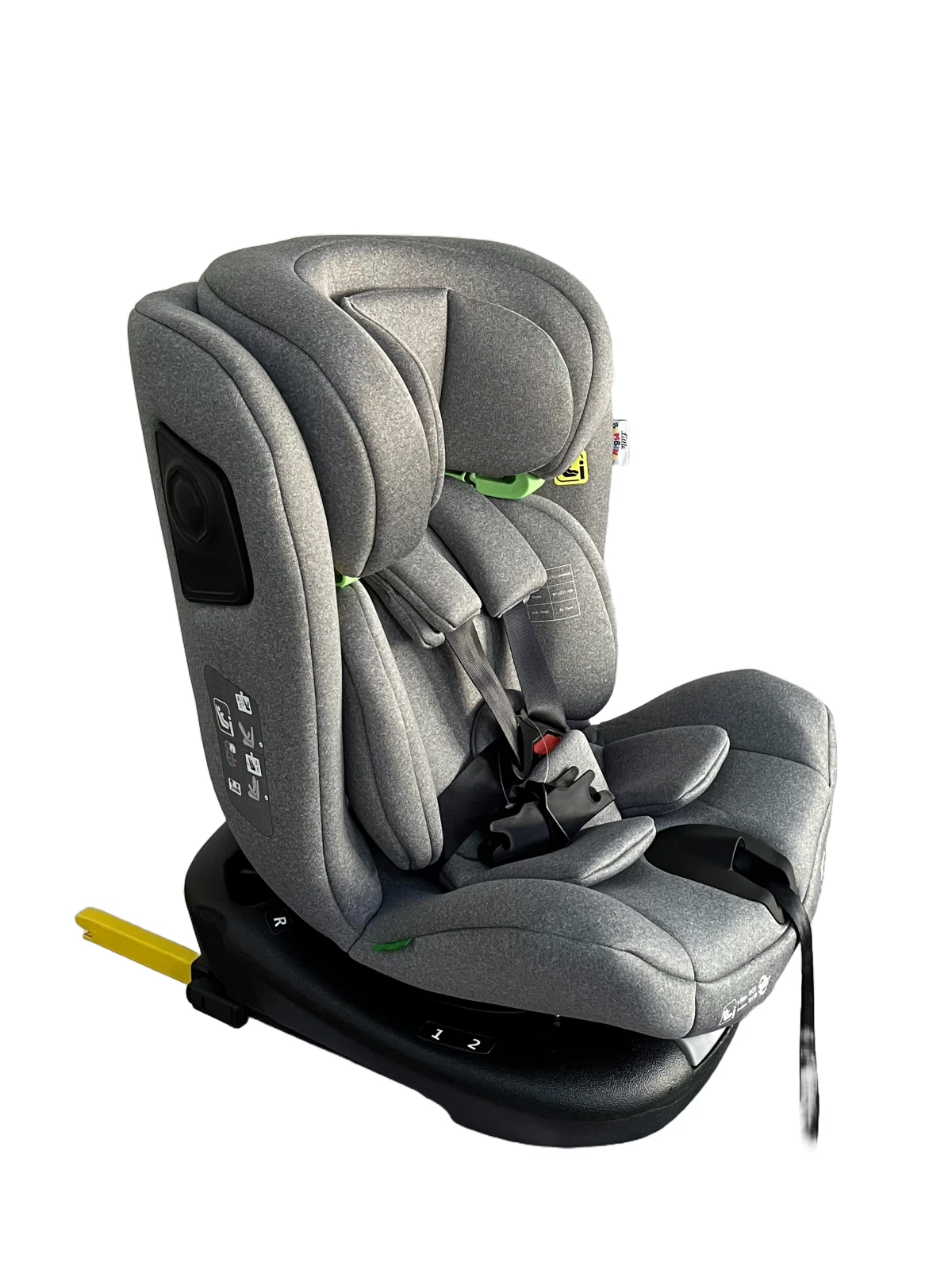 360 Spin ISOFIX Car Seat i-Size Grey 40-150cm Baby Toddler Child Booster thumbnail 12