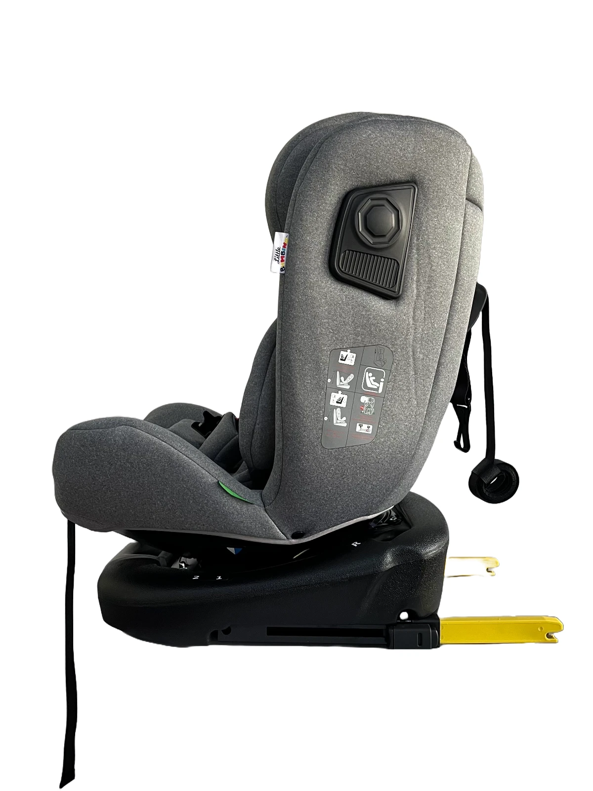 360 Spin ISOFIX Car Seat i-Size Grey 40-150cm Baby Toddler Child Booster thumbnail 2