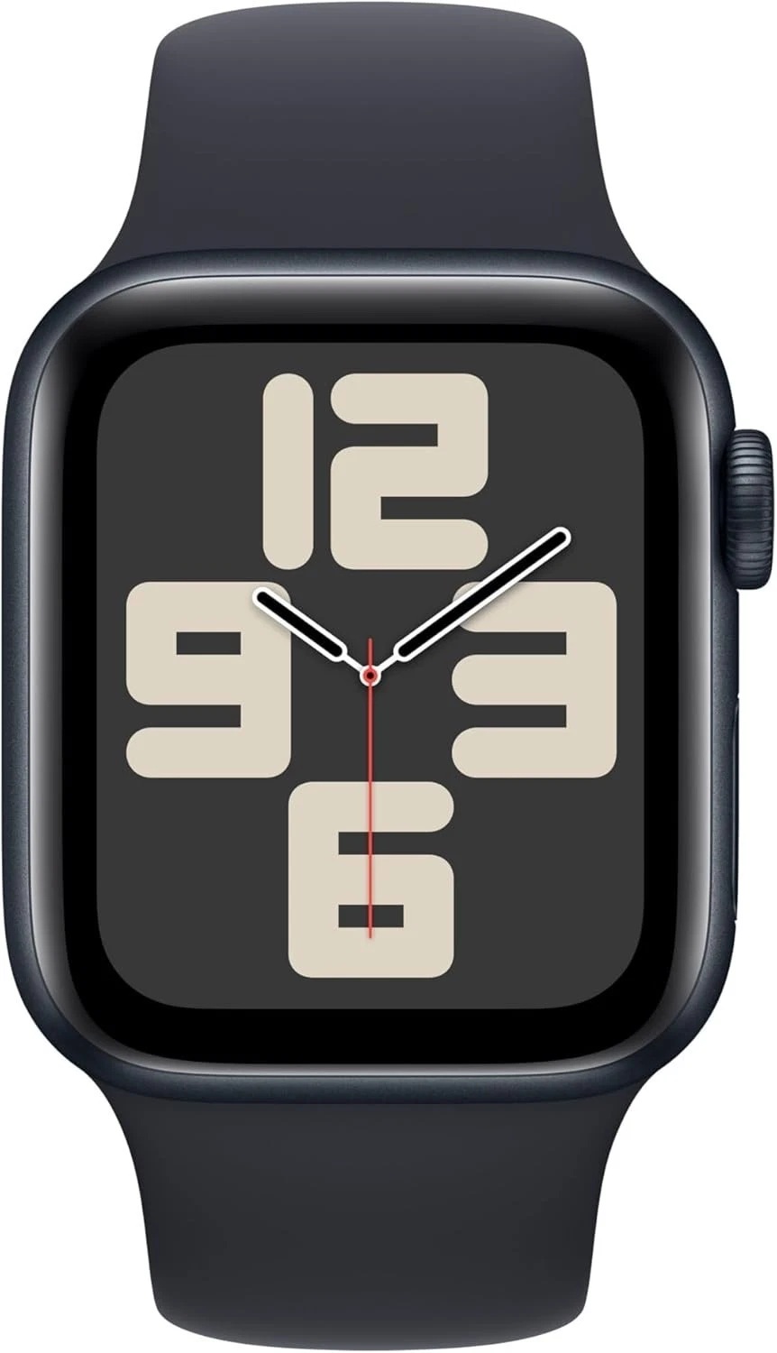 Apple Watch SE 2nd Gen 2023 GPS 40mm Midnight Aluminium Case Sport Band M/L thumbnail 2