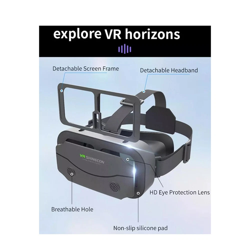 1X(3D Portable Headset Head Mounted Adjustable for 4.7-7.07545 thumbnail 7