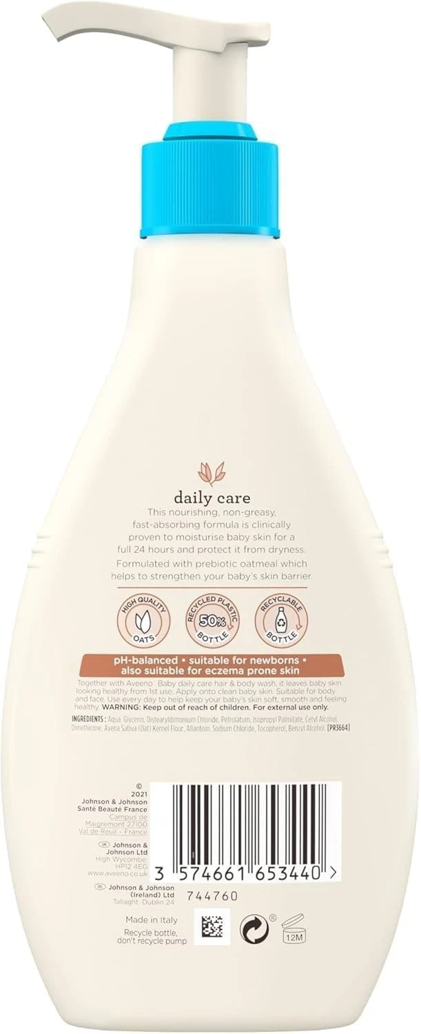 Aveeno Baby Daily Care Moisturising Lotion 250 ml Pack of 1 thumbnail 2