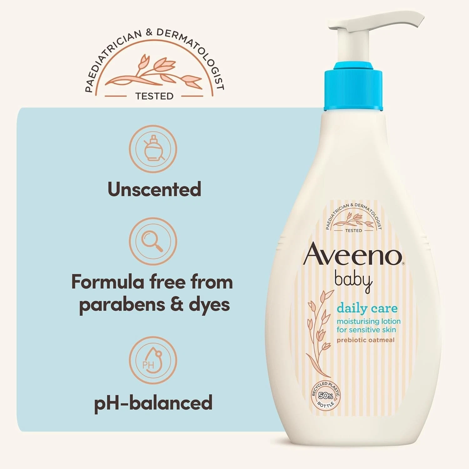 Aveeno Baby Daily Care Moisturising Lotion 250 ml Pack of 1 thumbnail 6