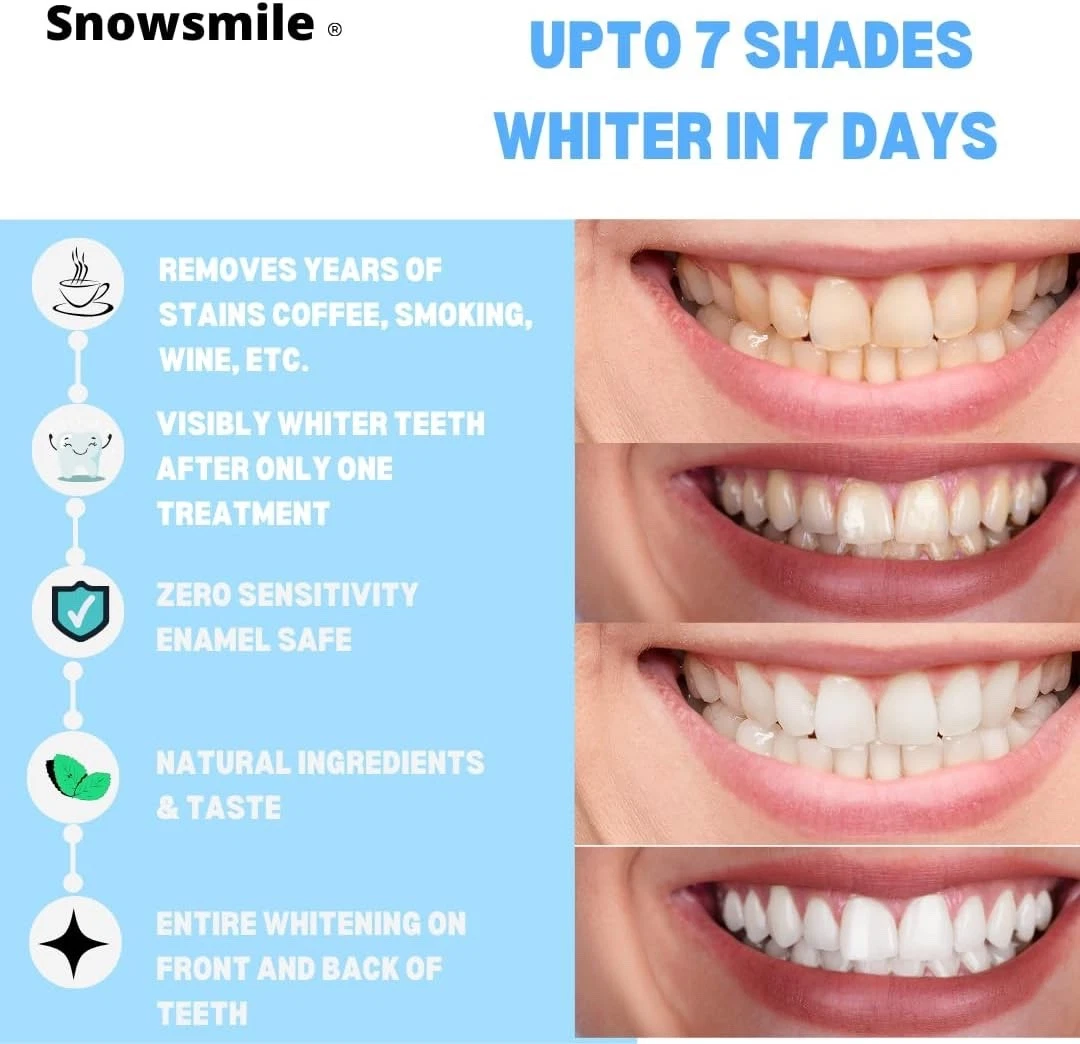 TEETH WHITENING STRIPS PROFESSIONAL UP 2 WEEKS SUPPLY TOOTH BLEACHING SAFE WHITE thumbnail 3