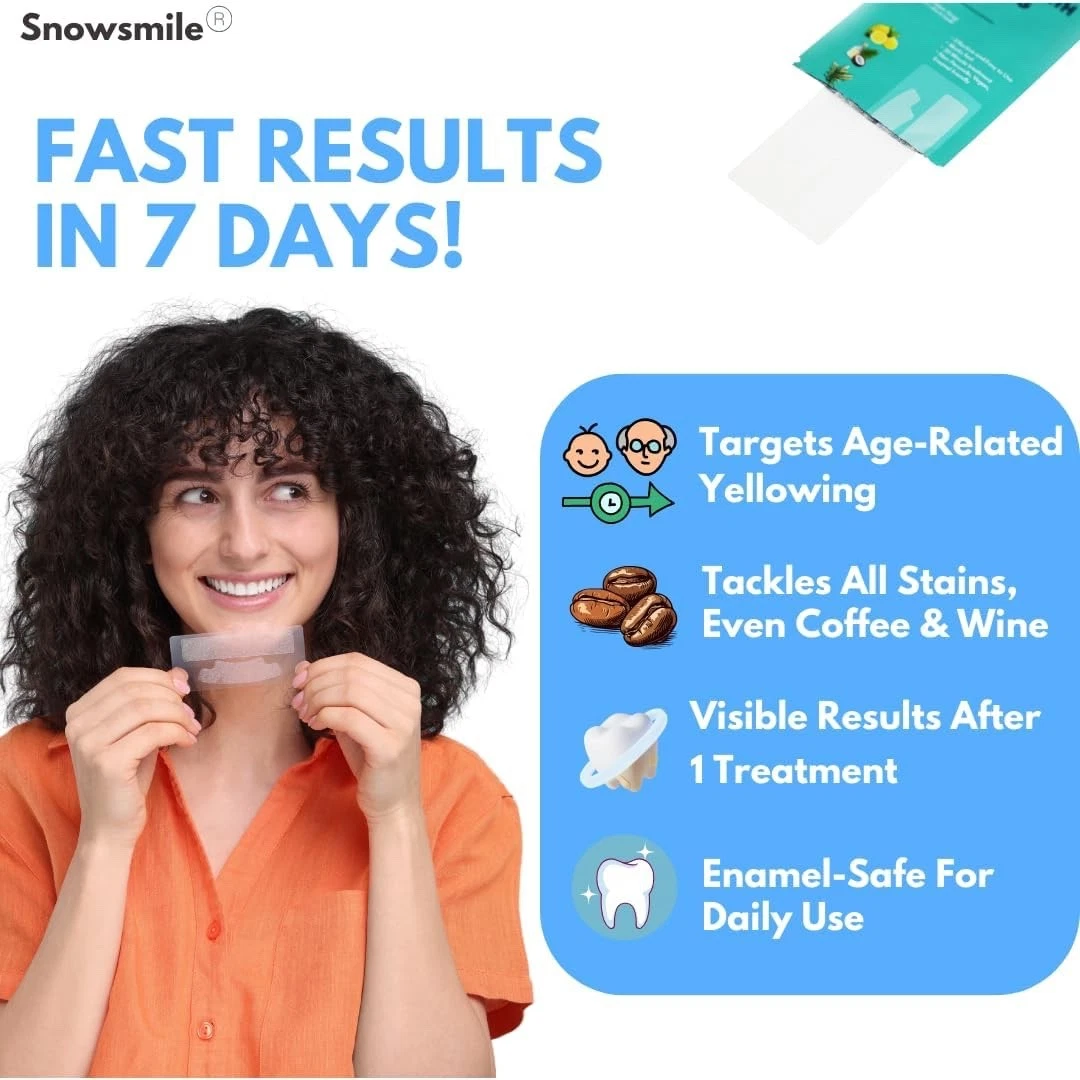 TEETH WHITENING STRIPS PROFESSIONAL UP 2 WEEKS SUPPLY TOOTH BLEACHING SAFE WHITE thumbnail 5
