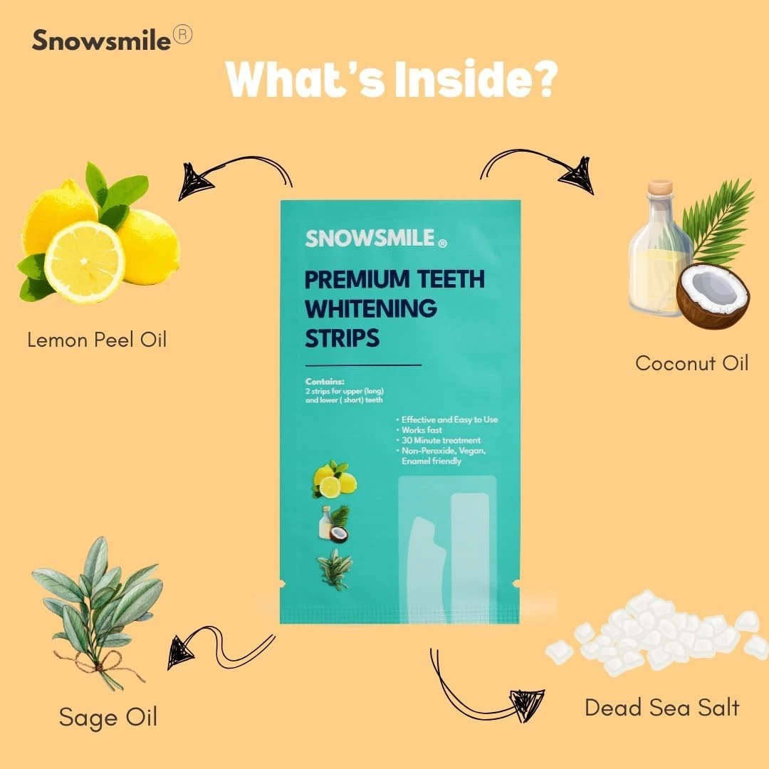 TEETH WHITENING STRIPS PROFESSIONAL UP 2 WEEKS SUPPLY TOOTH BLEACHING SAFE WHITE thumbnail 7