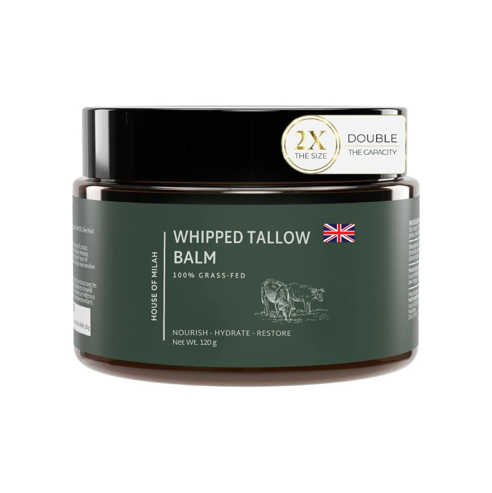Whipped Beef Tallow Moisturizer: Grass-Fed Tallow Face Balm with Honey, Jojoba thumbnail 8