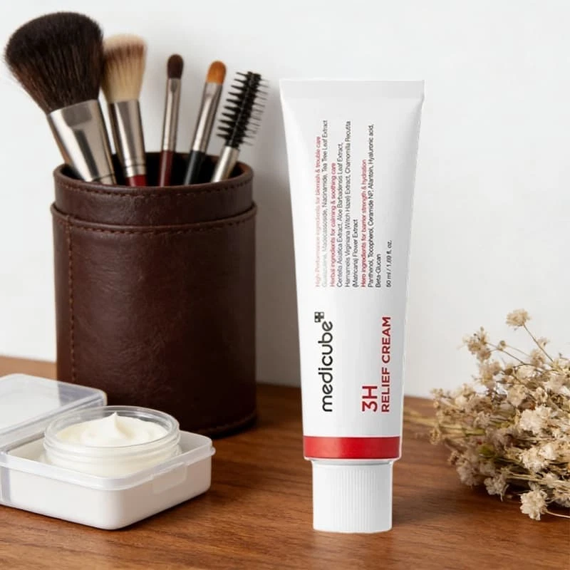 Soothing Acne Skin Medicube 50ml For Blemish & Trouble Care Relief Cream 3H