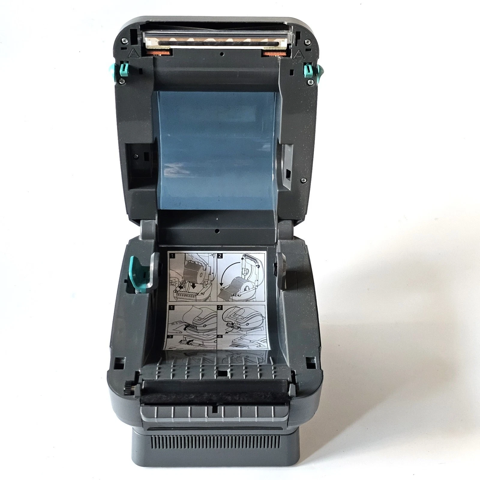Zebra GK420d LAN USB Thermal Label Printer Peeler PSU Cables Roll 4x6 Labels 712 thumbnail 5