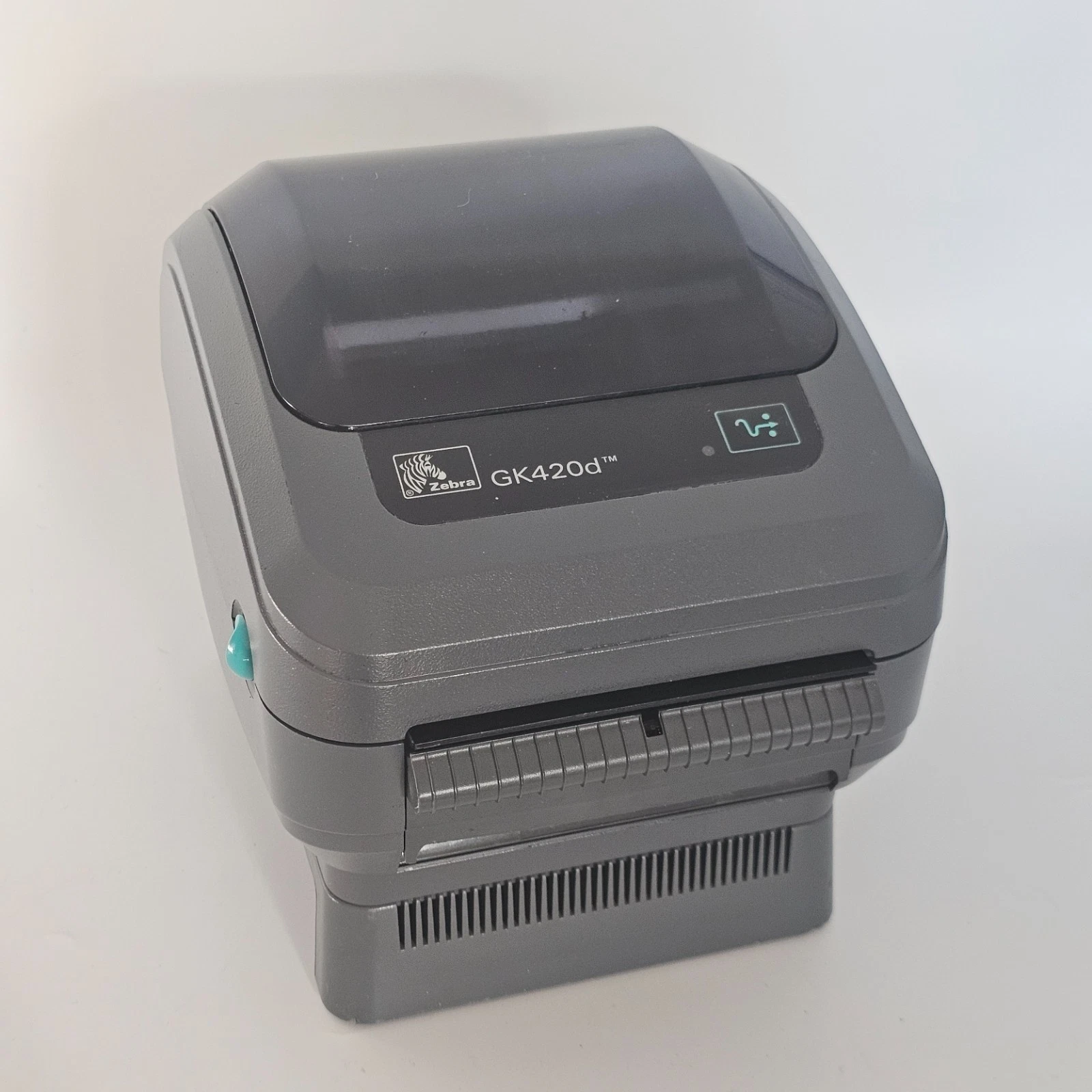 Zebra GK420d LAN USB Thermal Label Printer Peeler PSU Cables Roll 4x6 Labels 712
