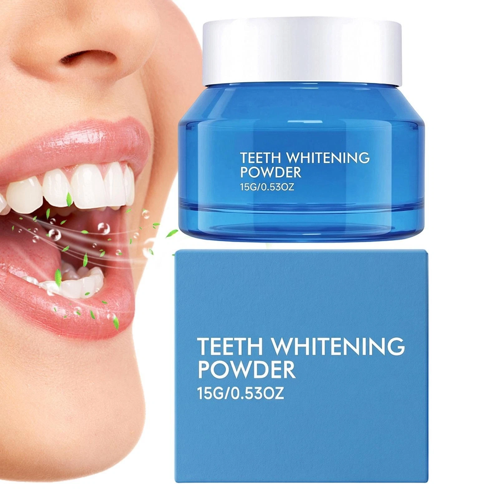 Purely WHITE DELUXE Teeth Whitening Powders,Instant Whitening and Stain Removal thumbnail 5