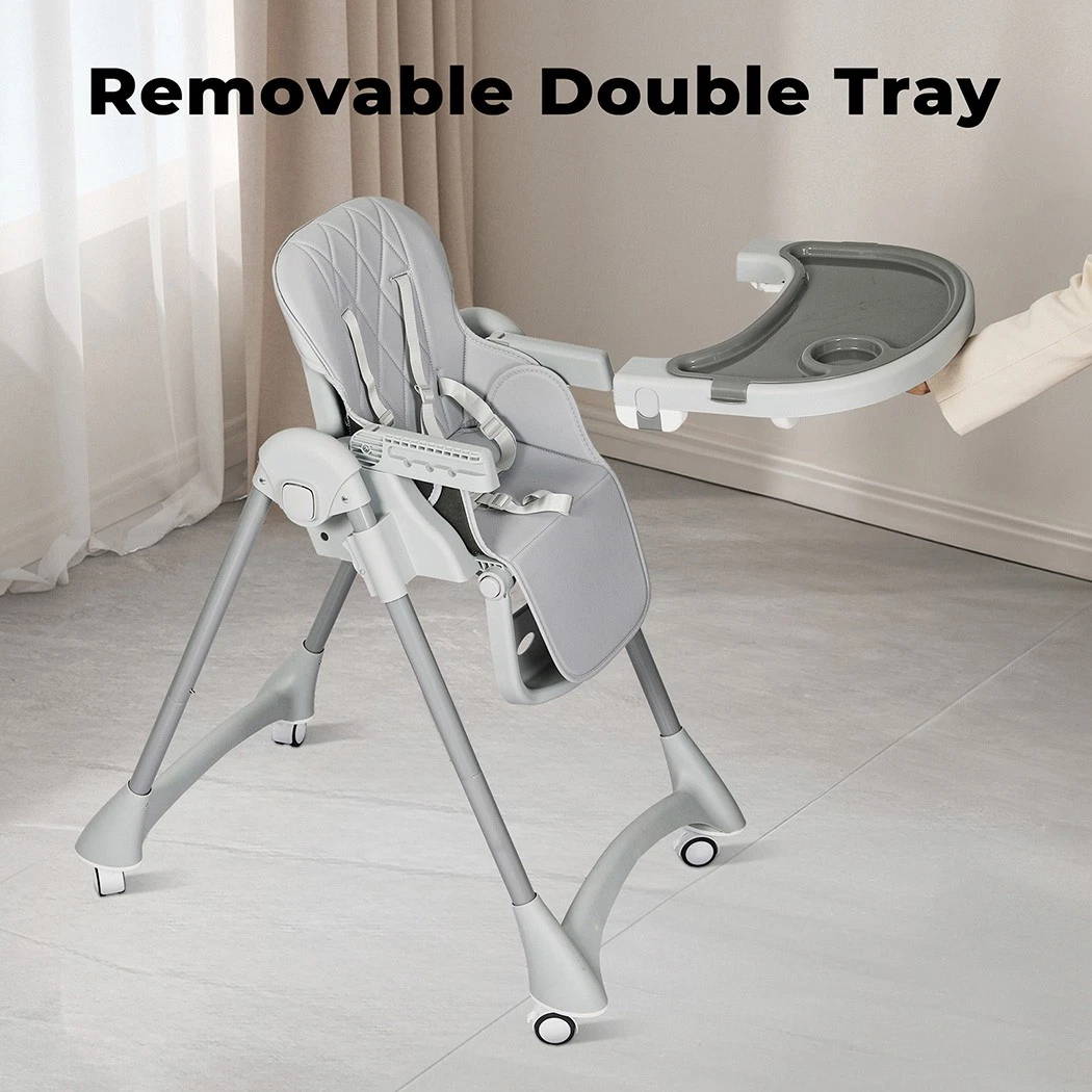 Dekko Baby High Chair 4 in1 Foldable Toddler Feeding Table Adjustable Portable thumbnail 5