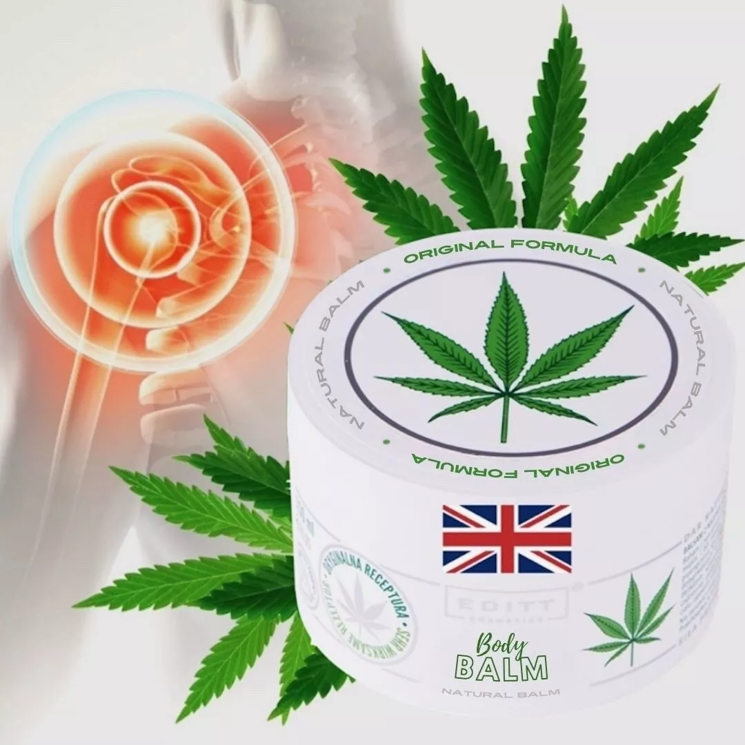 Natural Nerve Pain Relief Hemp Cream Balm Neuropathy Organic Max Strength 220ml