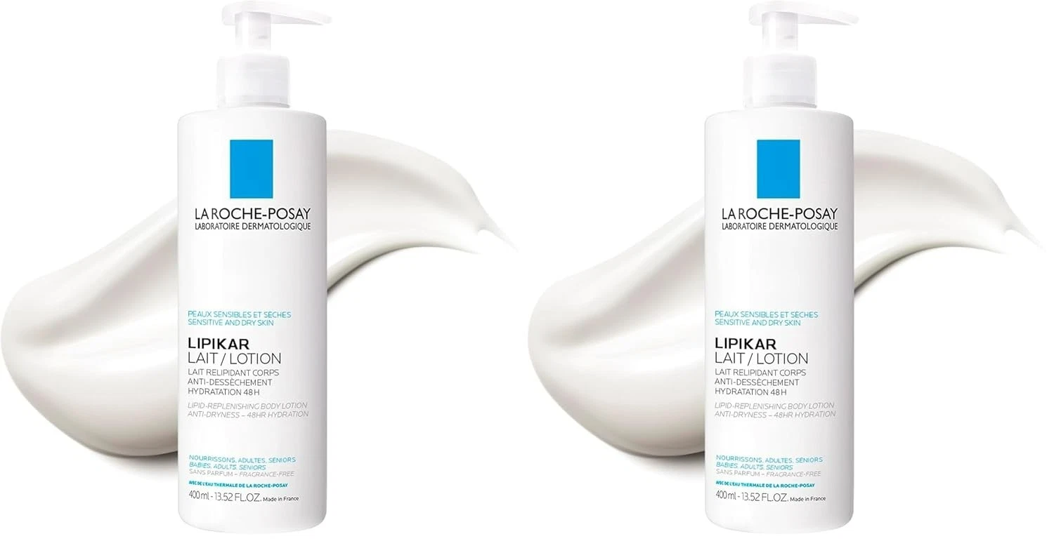 La Roche-Posay Lipikar Daily Repair Moisturizing Lotion 13.52 Oz Exp 07/2028 2PK