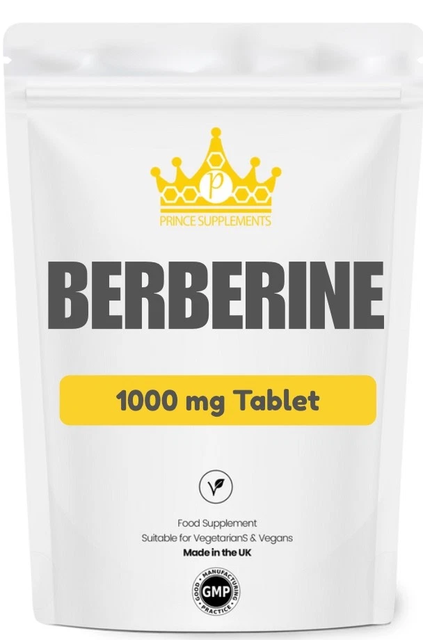 Berberine 1000mg Tablet/Capsules Support Blood Sugar Supplement vegan thumbnail 4