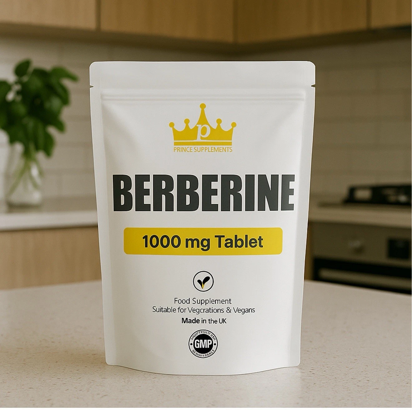 Berberine 1000mg Tablet/Capsules Support Blood Sugar Supplement vegan thumbnail 6