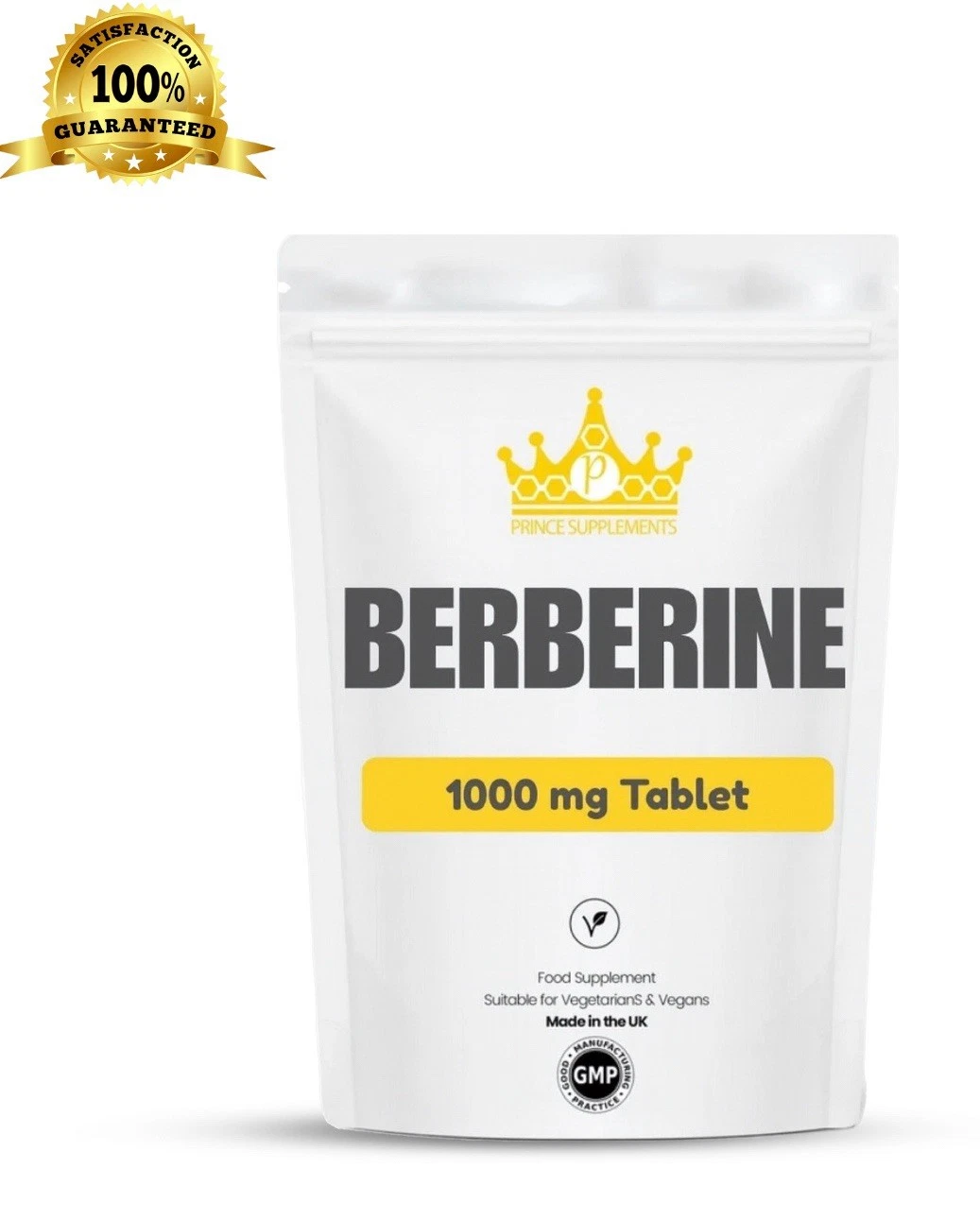 Berberine 1000mg Tablet/Capsules Support Blood Sugar Supplement vegan thumbnail 8