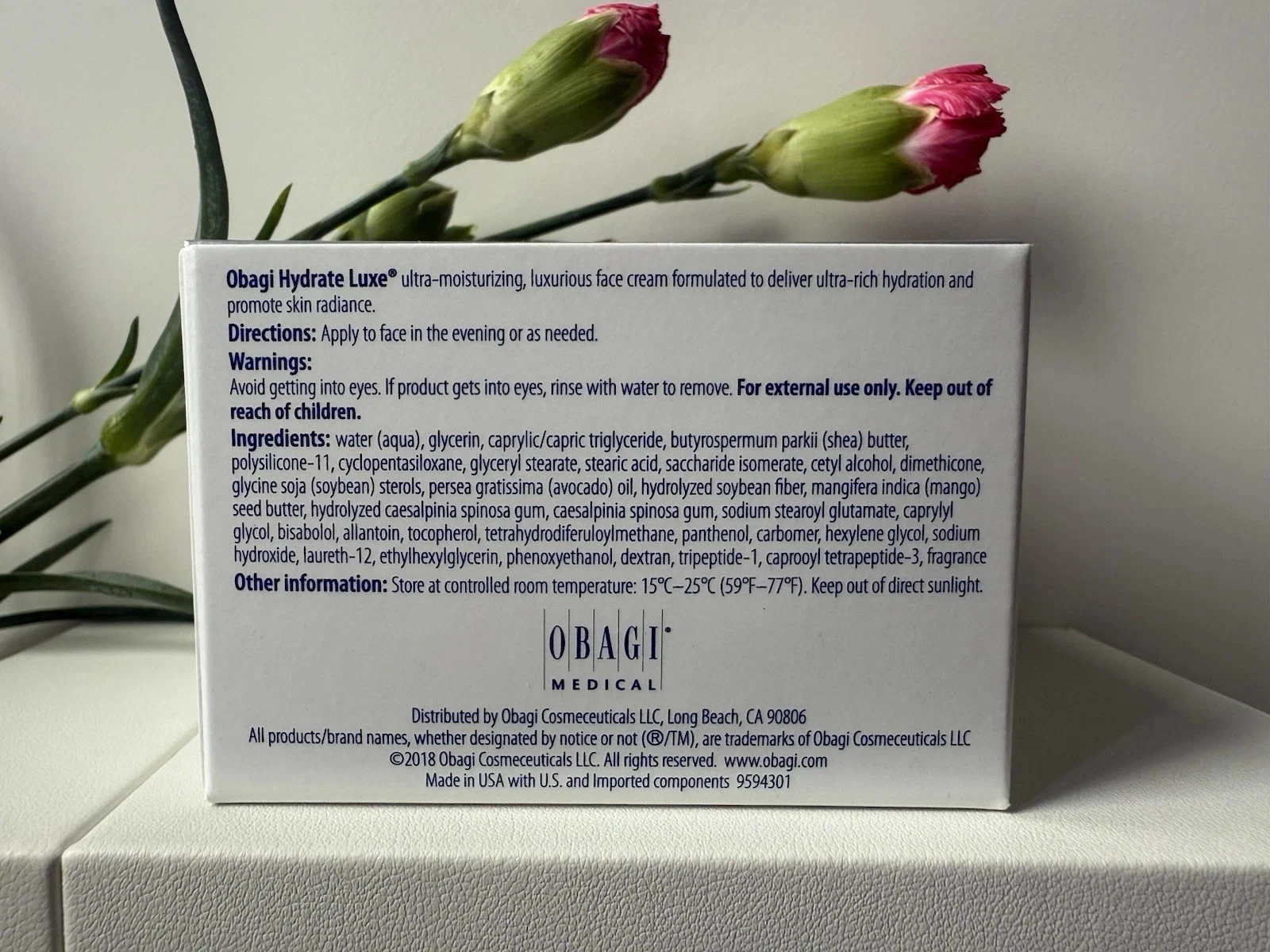 OBAGI Hydrate Luxe Moisture-Rich Cream 48g. (Brand New). thumbnail 2