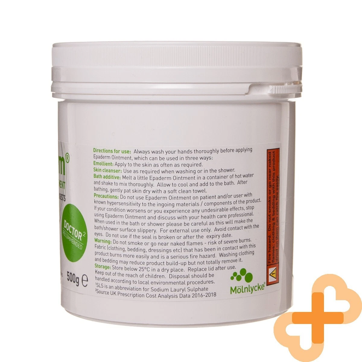 EPADERM Ointment Emollient for Dry Skin 500g Eczema Psoriasis Adult Babies Kids thumbnail 3