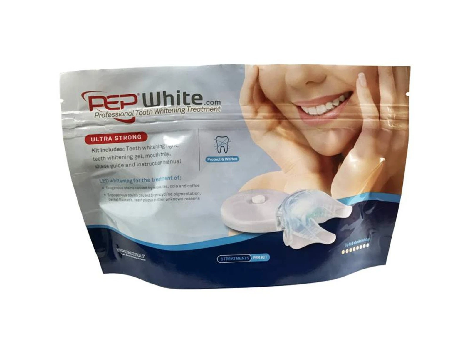 TEETH WHITENING KIT TOOTH WHITENER BLEACH DENTAL STRONG SAFE | PEP-WHITE ULTRA