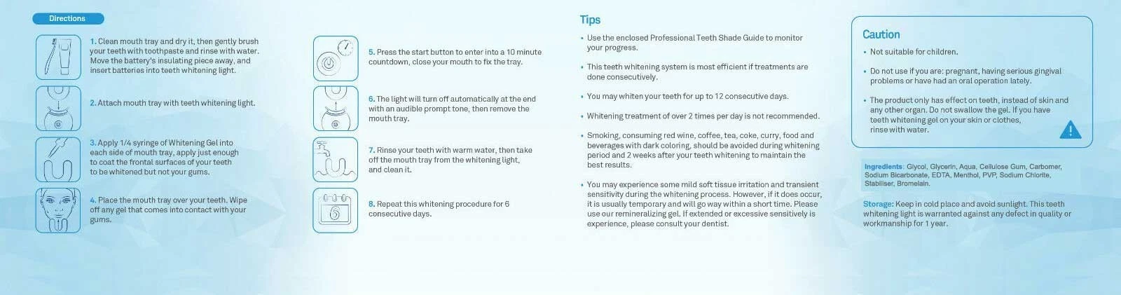 TEETH WHITENING KIT TOOTH WHITENER BLEACH DENTAL STRONG SAFE | PEP-WHITE ULTRA thumbnail 10