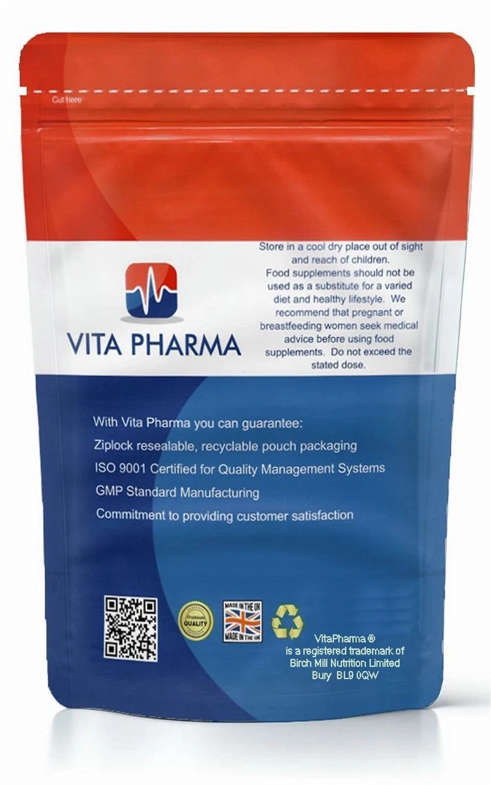 Activated Charcoal 600mg Capsules | Digestive Cleanse & Detox Support VITAPHARMA thumbnail 5