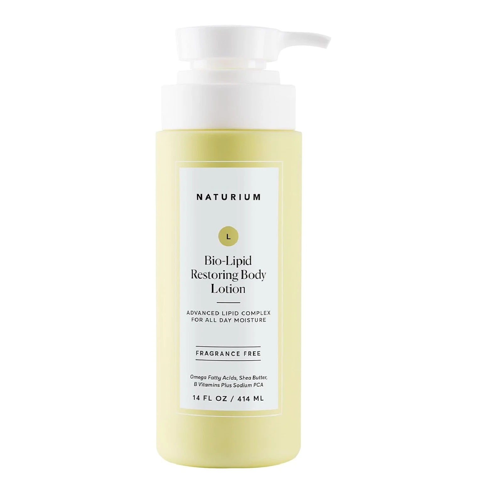 Naturium Bio-Lipid Restoring Moisturizing Body Lotion with Shea Butter, Fragranc