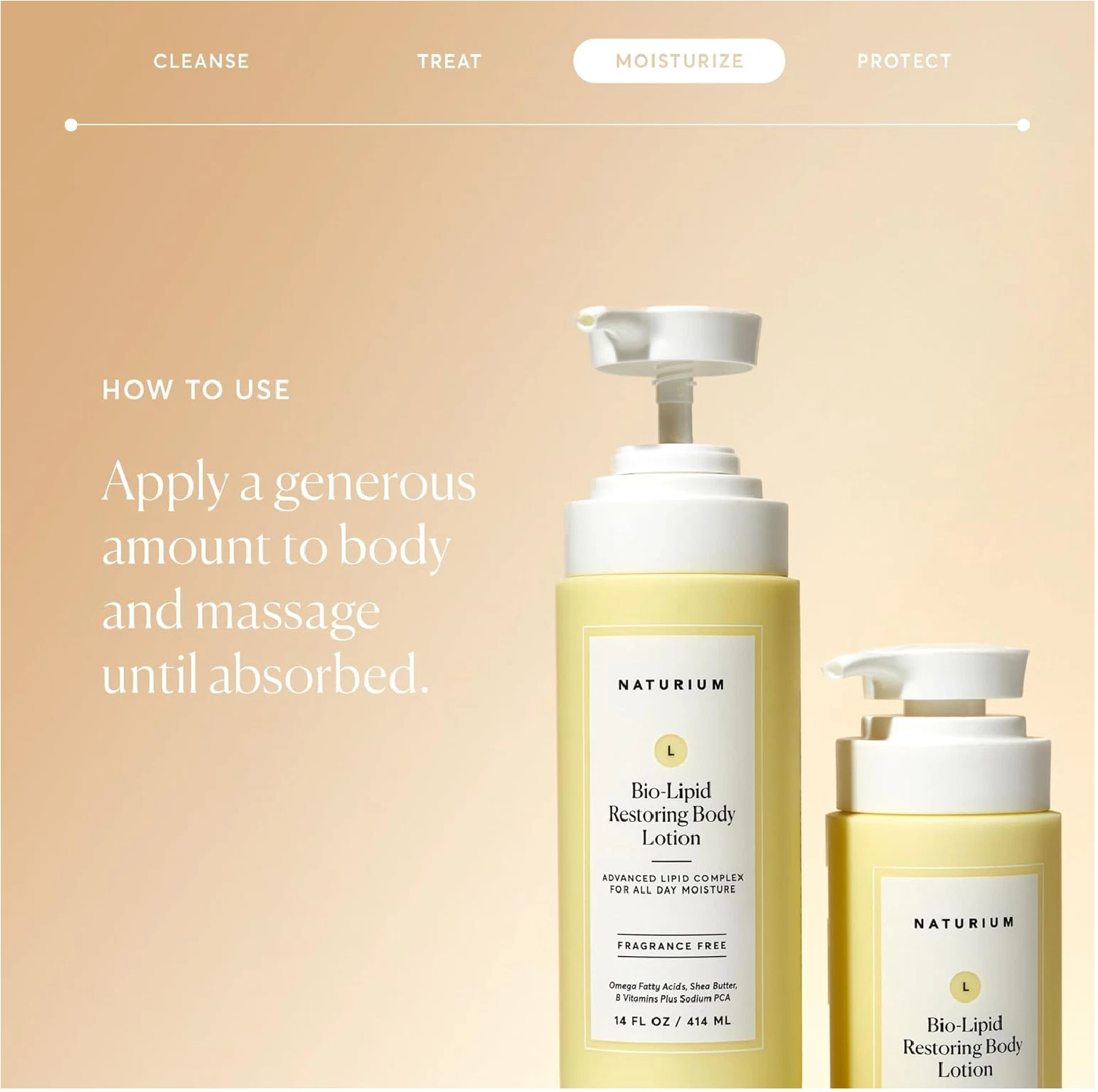 Naturium Bio-Lipid Restoring Moisturizing Body Lotion with Shea Butter, Fragranc thumbnail 5