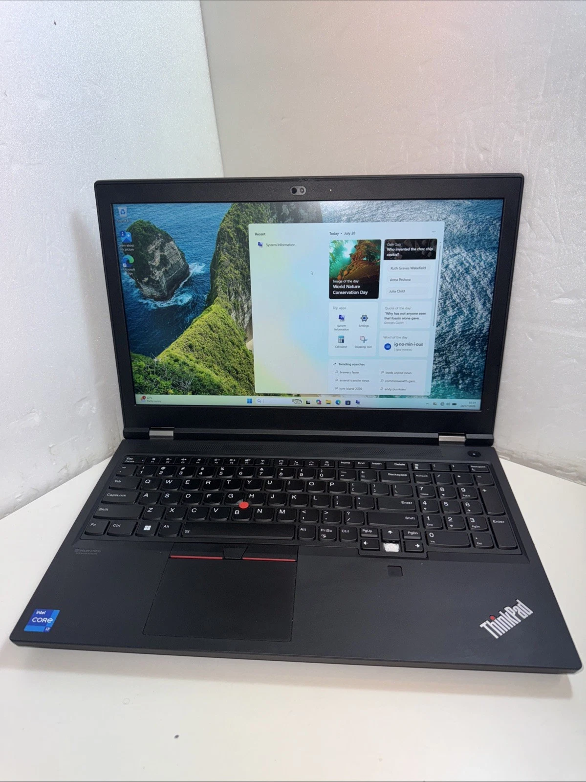 Lenovo ThinkPad P15 Gen 2 15.6 Full HD i7-11800H 64GB RAM 512 SSD NVIDIA T1200