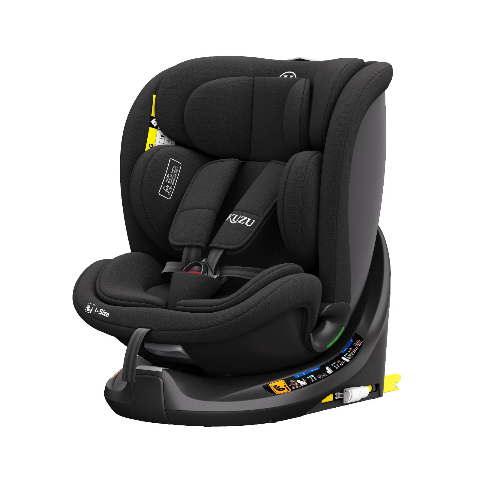 Kuzu Mila Pro 360° Rotating i-Size/R129 Car Seat Group 0+/1/2/3 ISOFIX 40-150cm