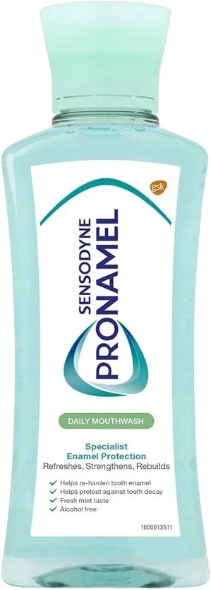 3 X Sensodyne Pronamel Mouthwash 250ml Enamel Care Daily Protection thumbnail 2