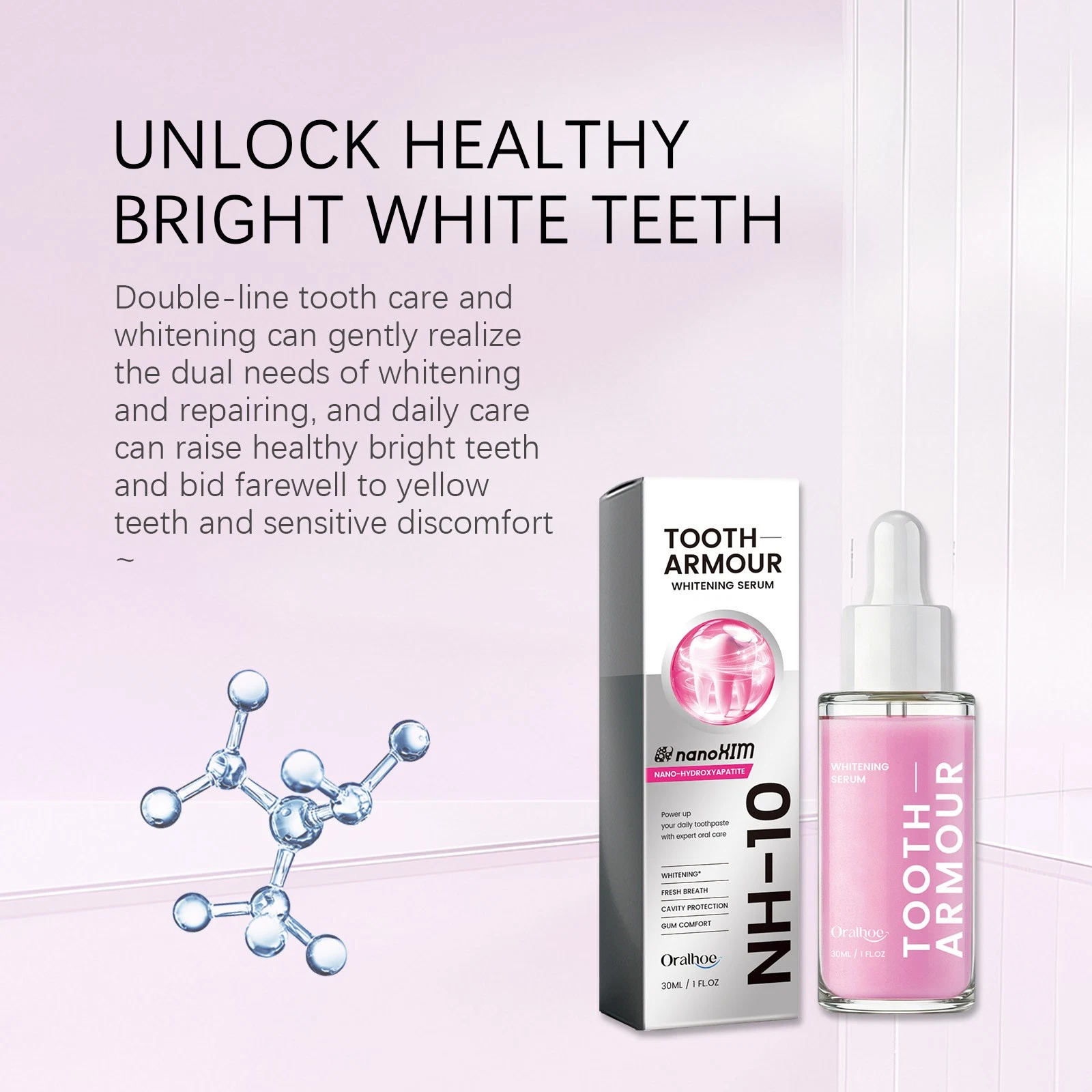 Tooth Armour Fluoride Free Toothpaste Serum Tooth Restoration Health Liquid 30ml thumbnail 3