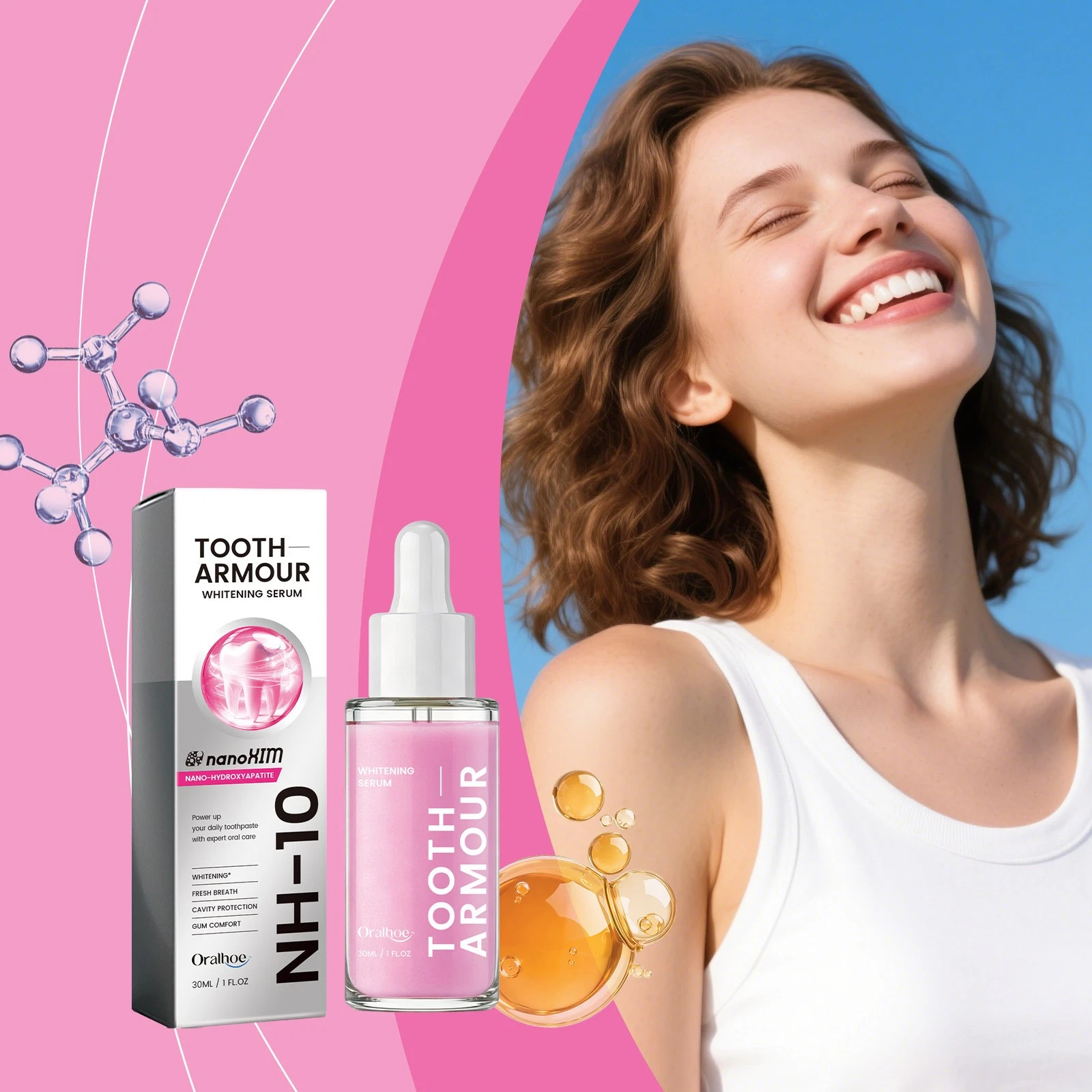 Tooth Armour Fluoride Free Toothpaste Serum Tooth Restoration Health Liquid 30ml thumbnail 9