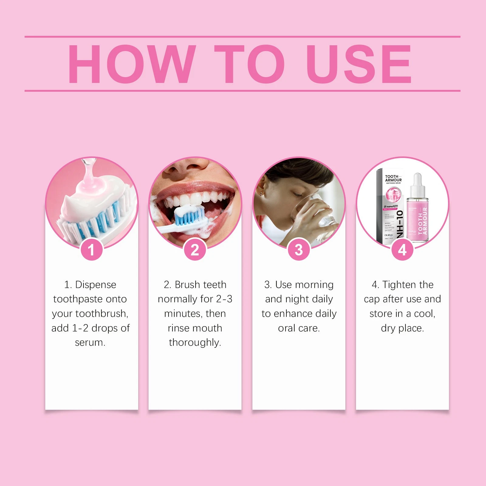 Tooth Armour Fluoride Free Toothpaste Serum Tooth Restoration Health Liquid 30ml thumbnail 11