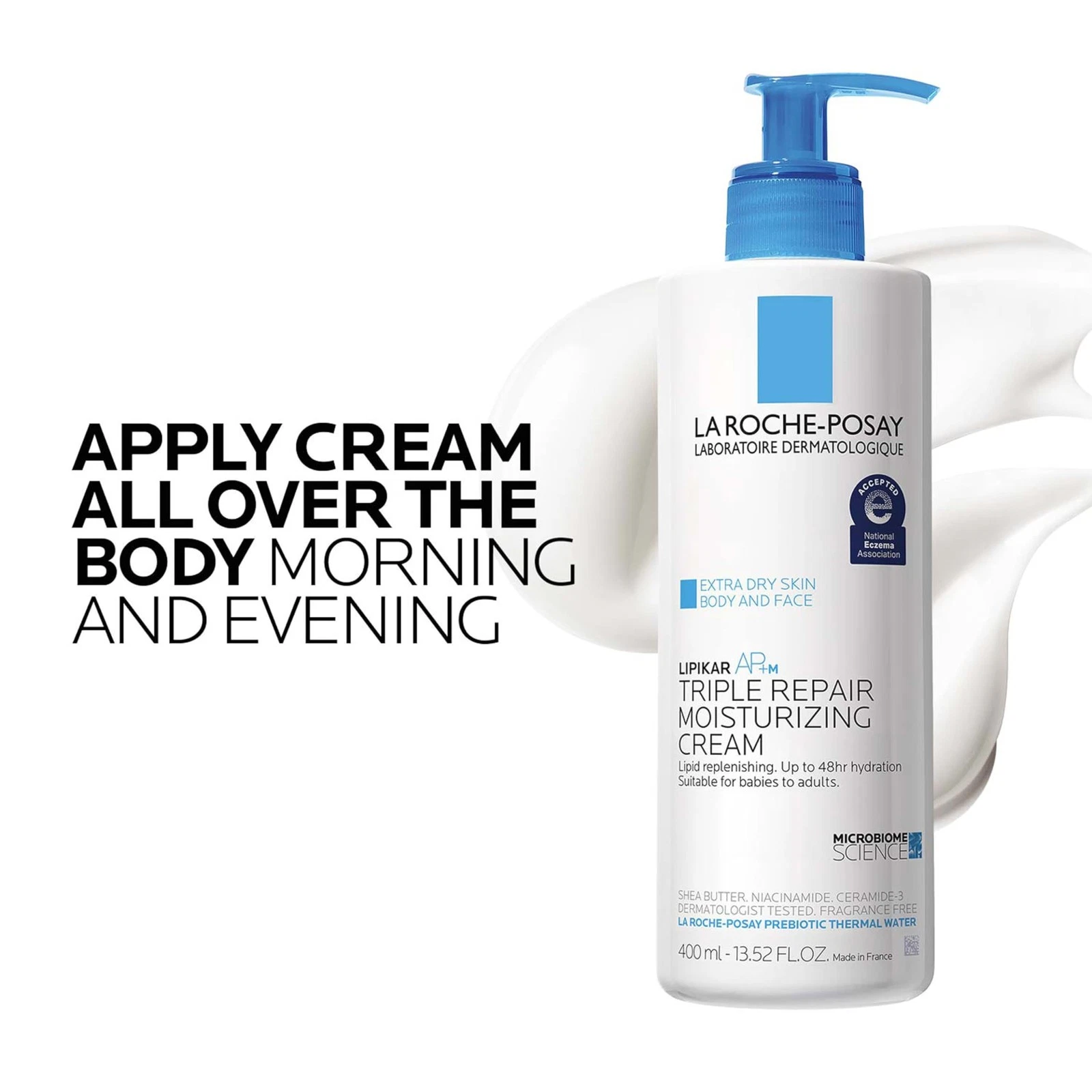 La Roche-Posay Lipikar AP+ Triple Repair Moisturizing Cream, Face & Body Lotion thumbnail 8