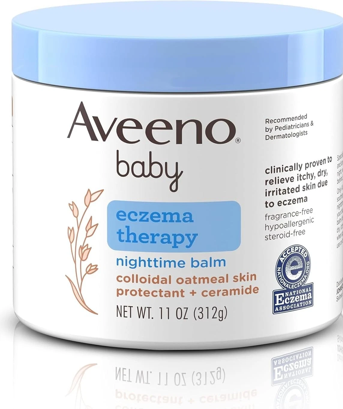 Aveeno Baby Nighttime Body Balm 11oz 312g Colloidal Oatmeal Dry Skin Eczema