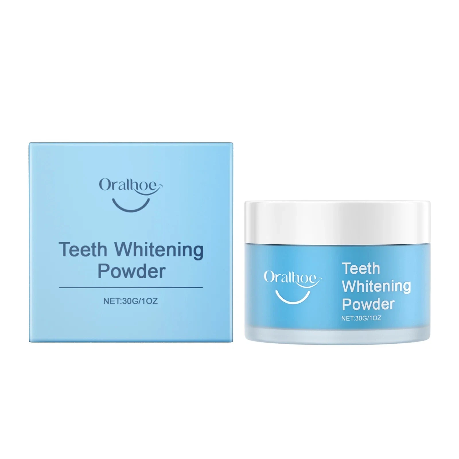 Teeth Whitening Powder – 6 Month Supply – Removes Years of Coffee,