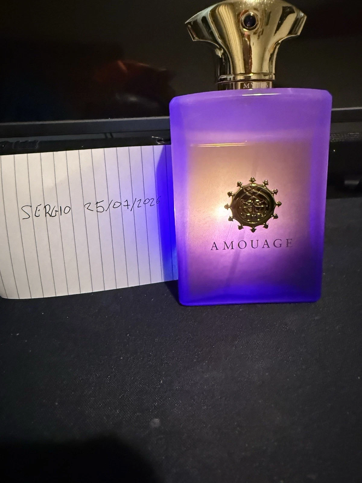 Amouage Myths Eau de Parfum Spray 100ml (3.4 fl oz) Regular Size Purple Bottle