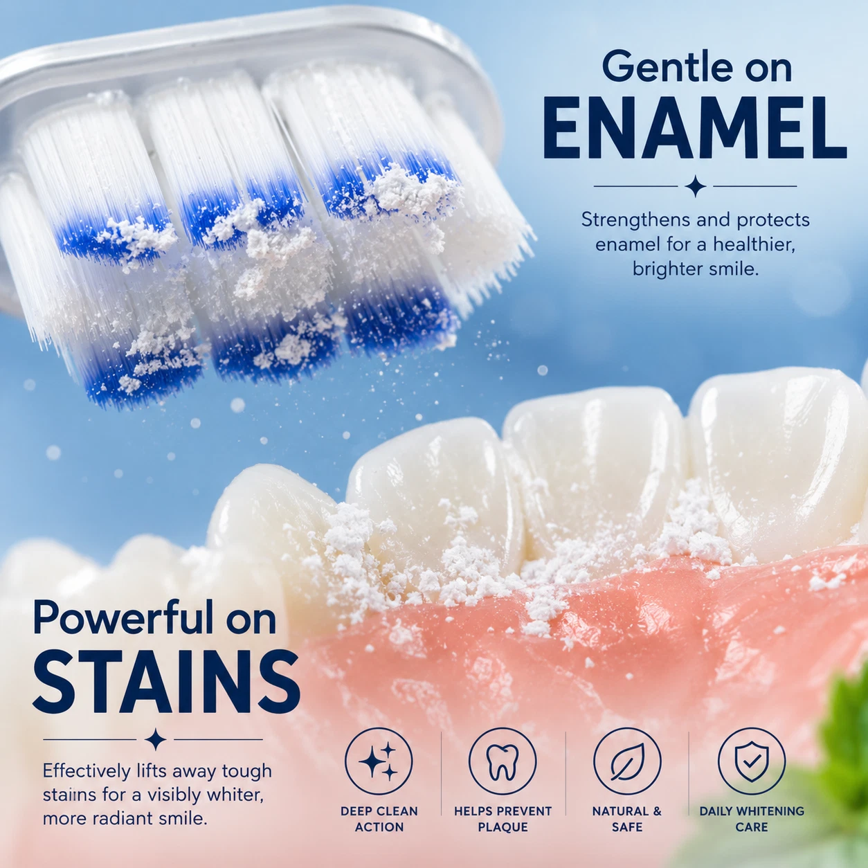 Teeth Whitening Powder - Tooth Whitening Powder - Natural - Sensitivity Free thumbnail 9