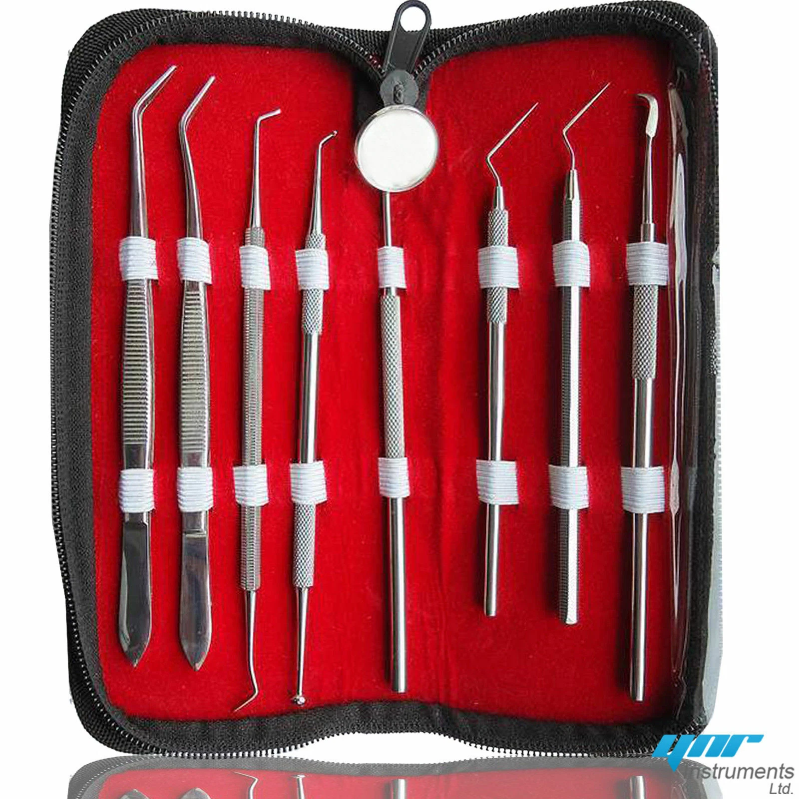 Dental Teeth Whitening Kit Dentist Tooth Plaque Calculus Tartar Remover Tools thumbnail 3