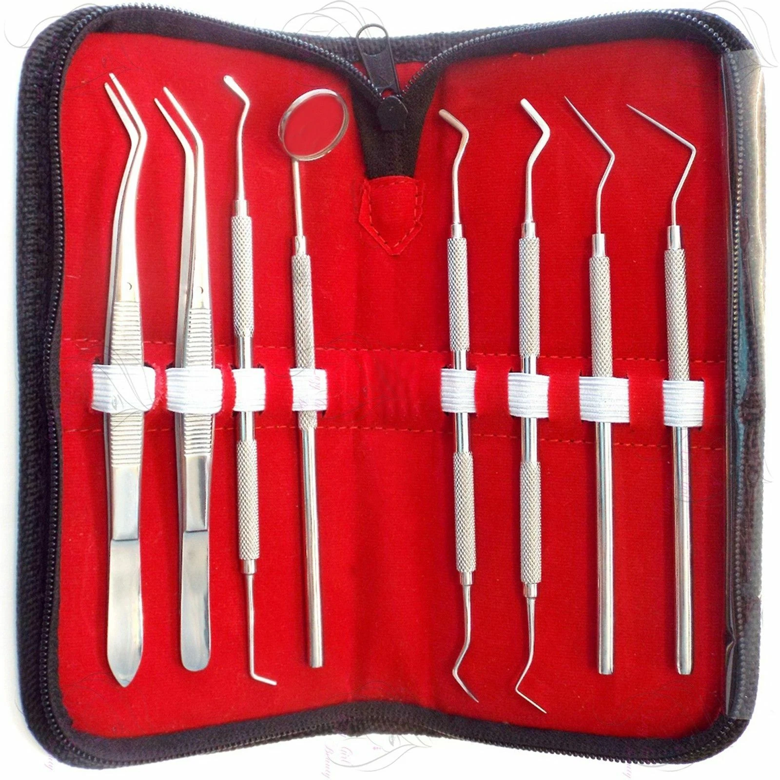 Dental Teeth Whitening Kit Dentist Tooth Plaque Calculus Tartar Remover Tools thumbnail 7