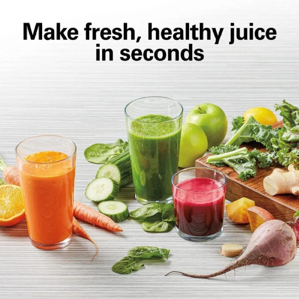 Cold Press Slow Juicer Electric Masticating Fruit Vegetable Pulp Separator UK thumbnail 8
