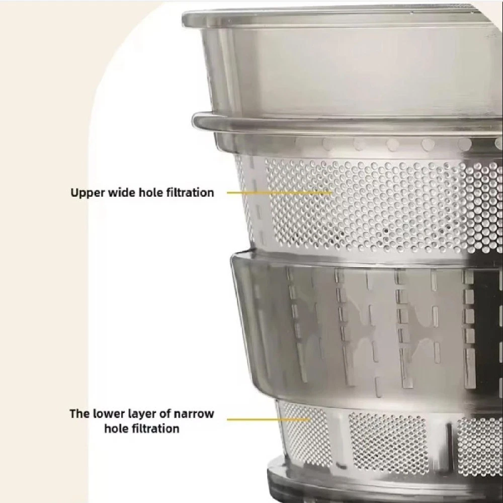 Cold Press Slow Juicer Electric Masticating Fruit Vegetable Pulp Separator UK thumbnail 11