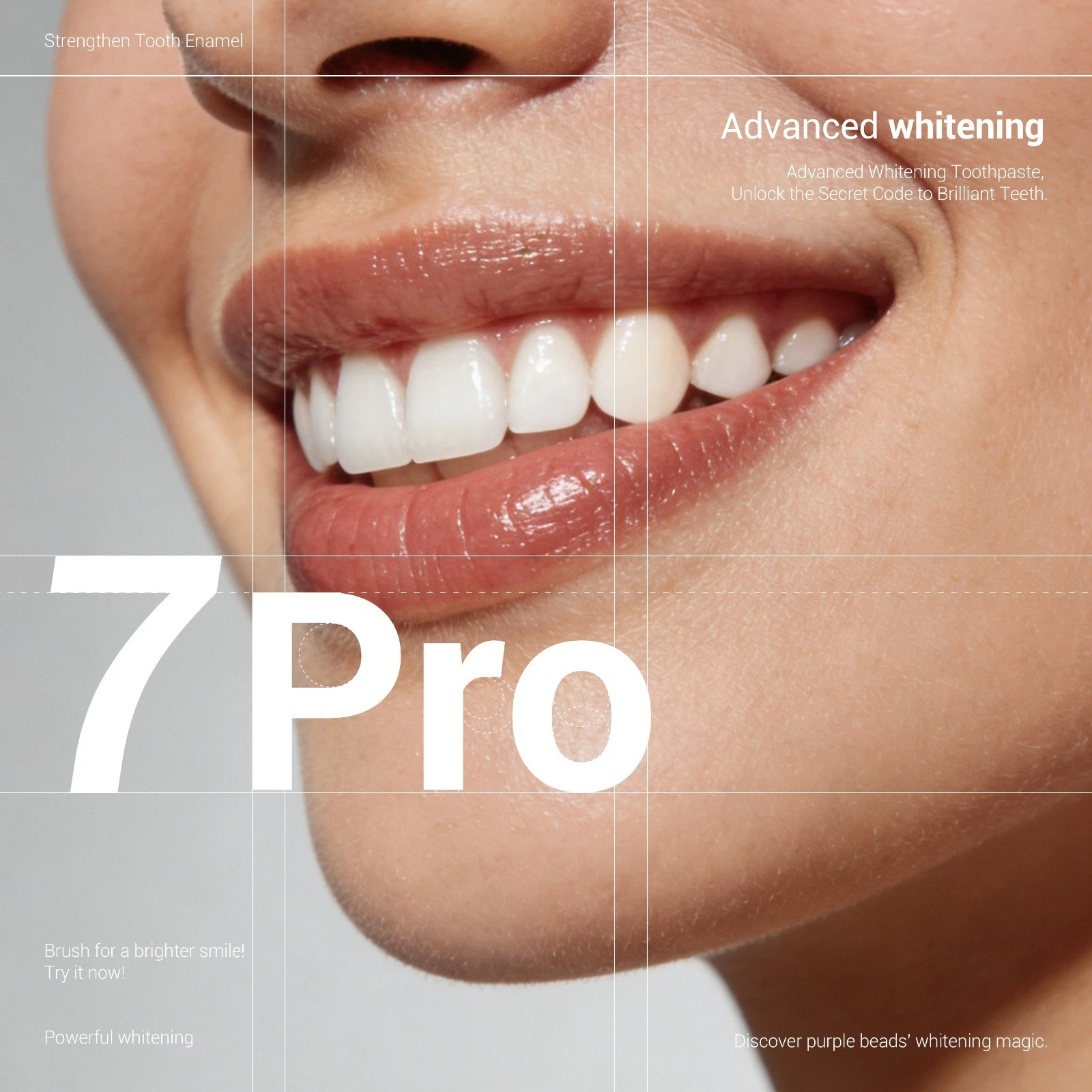 MSDRWIKEY 7-Pro Toothpaste with 7 Probiotics Powerful Whitening
