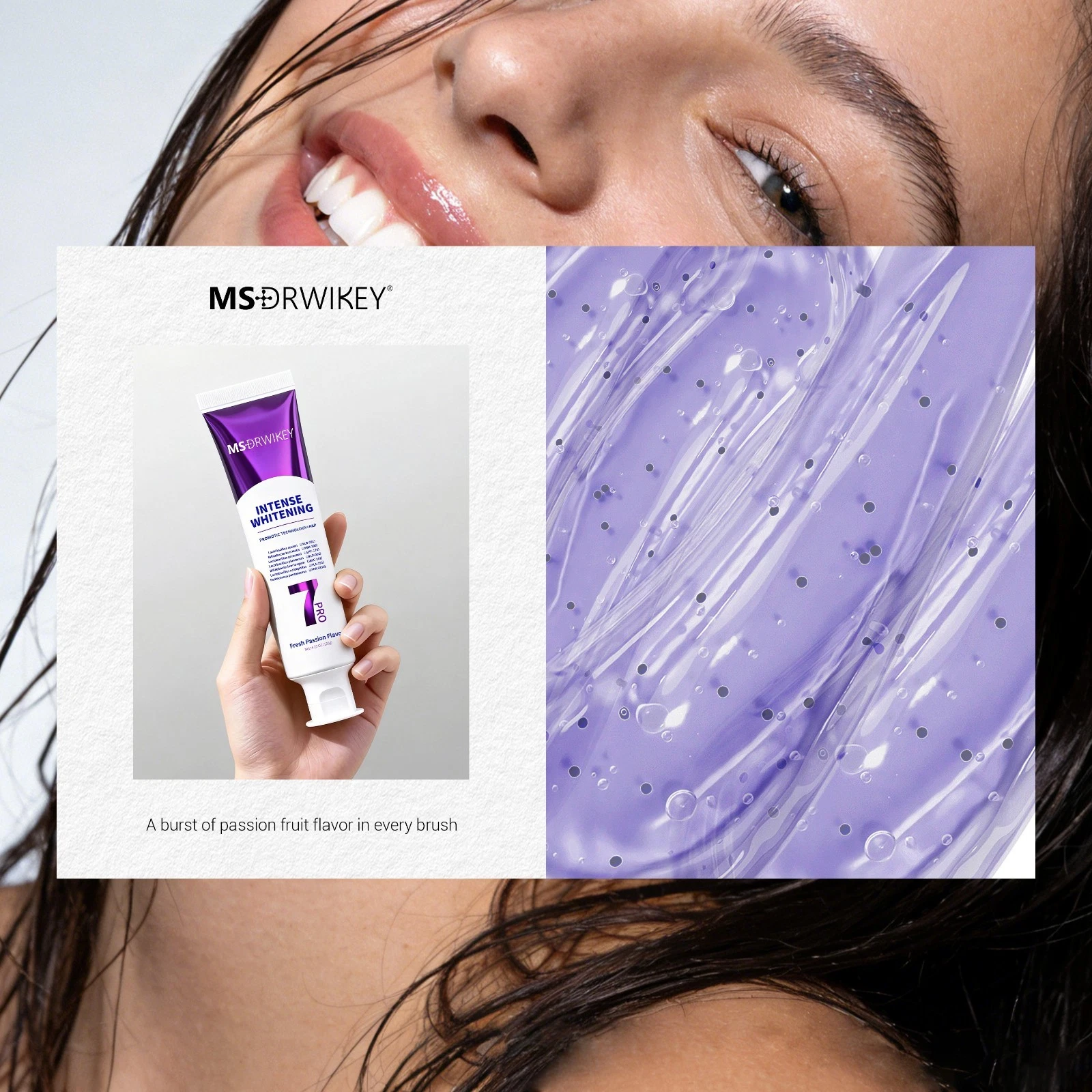 MSDRWIKEY 7-Pro Toothpaste with 7 Probiotics Powerful Whitening thumbnail 6