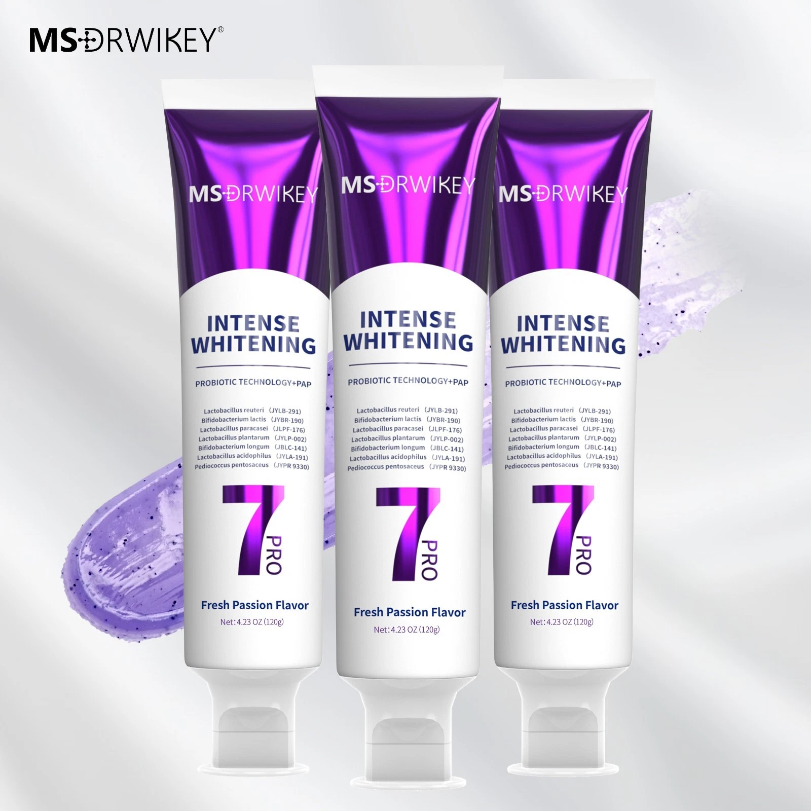 MSDRWIKEY 7-Pro Toothpaste with 7 Probiotics Powerful Whitening thumbnail 10