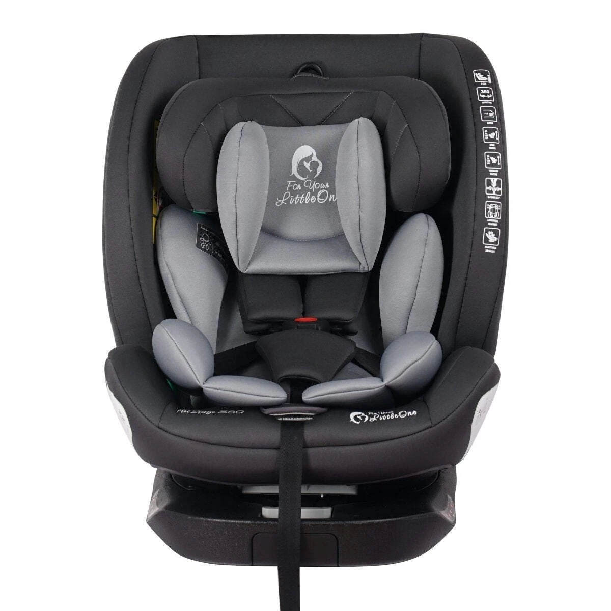 For Your Little One AllStage 360 0/1/2/3 ISOFIX I-Size Car Seat - Slate Mist (Bi thumbnail 15