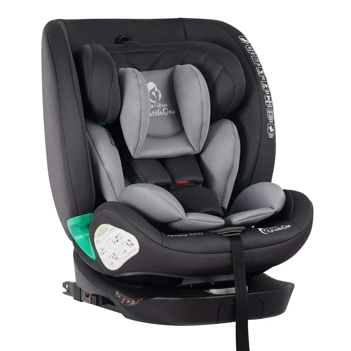 For Your Little One AllStage 360 0/1/2/3 ISOFIX I-Size Car Seat - Slate Mist (Bi thumbnail 6