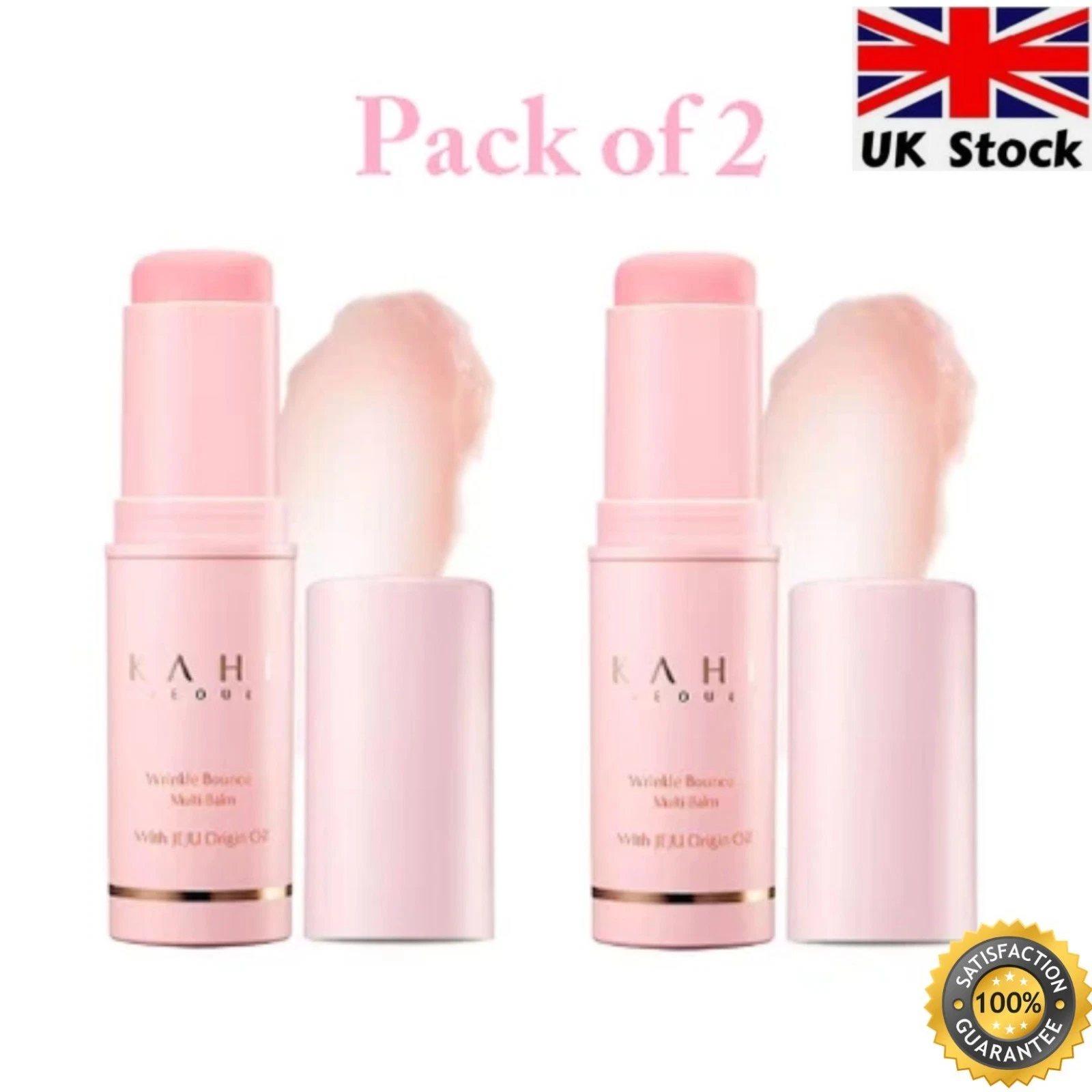 KAHI Moisturizing Wrinkle Bounce Multi Balm Collagen Stick, Anti‑Aging - 2×9g
