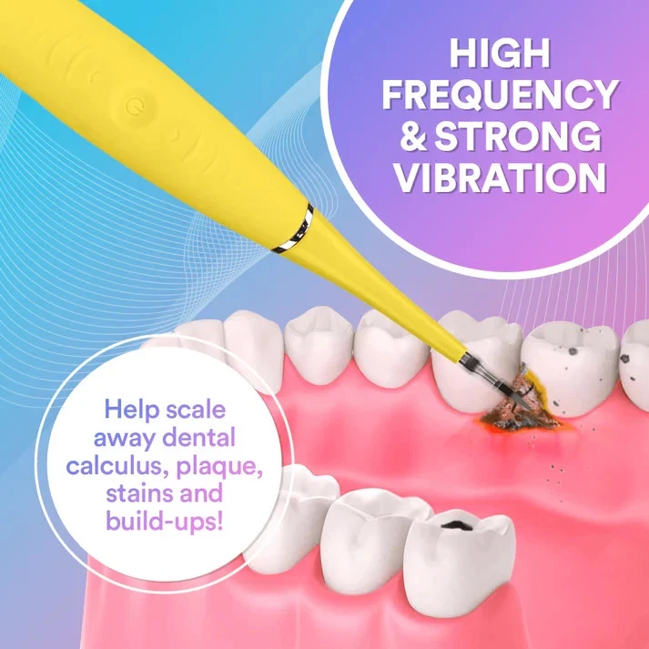 Electric Plaque Remover for Teeth with 5 Modes Dental Sonic Tartar Tooth Cleaner thumbnail 9
