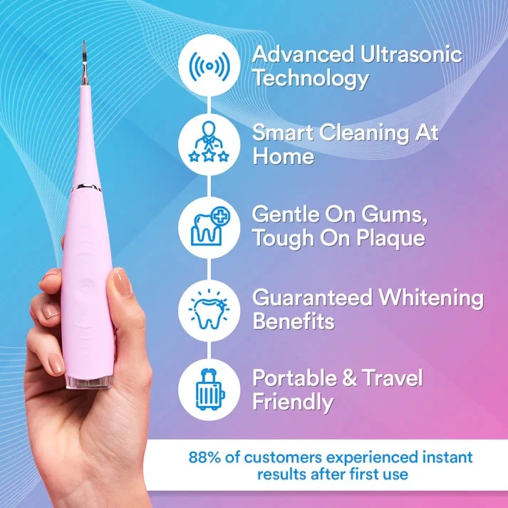 Electric Plaque Remover for Teeth with 5 Modes Dental Sonic Tartar Tooth Cleaner thumbnail 10
